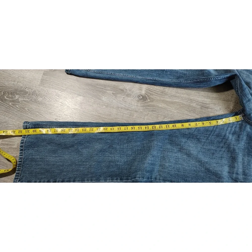 Levis 527‎ Jeans Mens 38x32 Bootcut Blue Denim Cowboy Western Cotton Red Tab